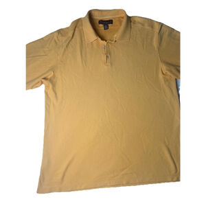 TOMMY BAHAMA 18 Golf Large Orange Men's Short Sleeve Polo Shirt